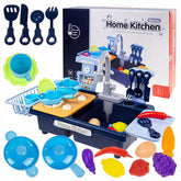 لعبة المطبخ المنزلي الكهربائي للأطفال – Home Kitchen (متوفر باللونين الزهري والأزرق)